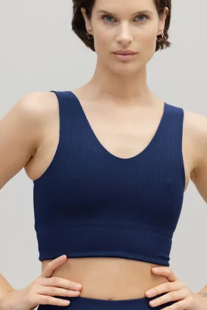 Bustier Ripped Blue Depth