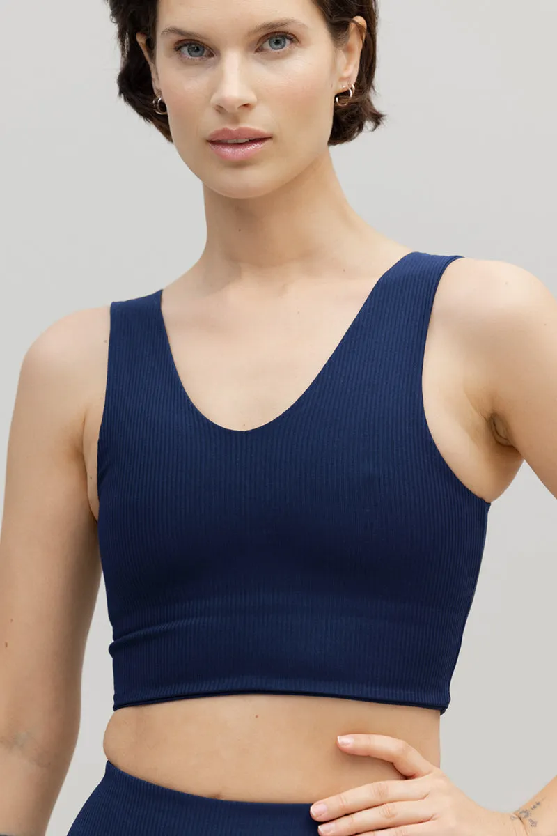 Bustier Ripped Blue Depth