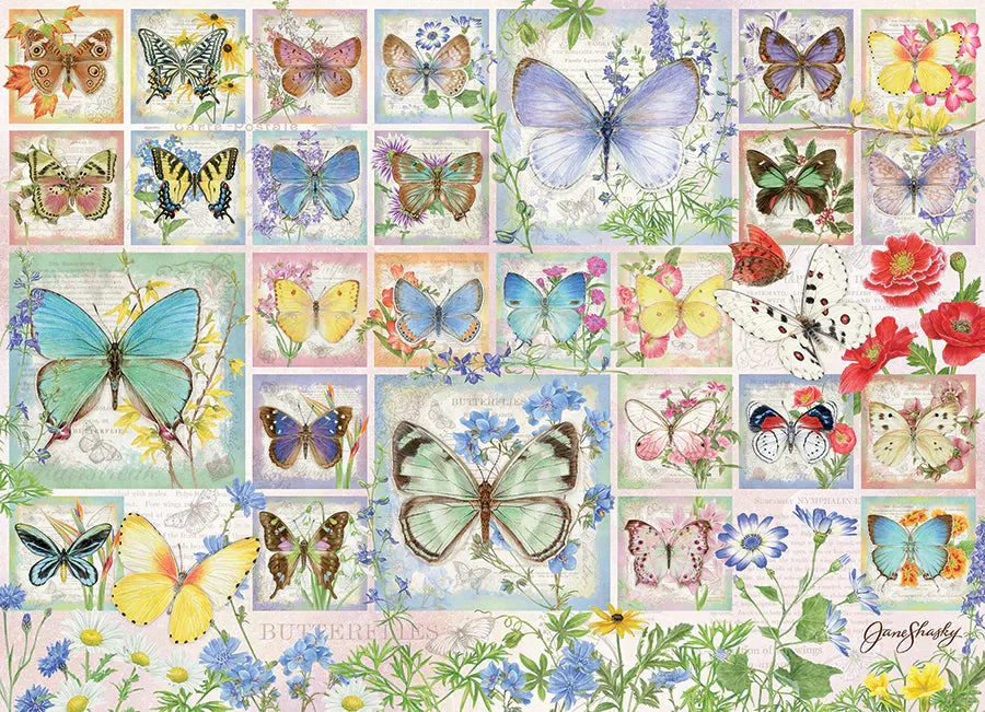 Butterfly Tiles 500pc Compact Puzzle