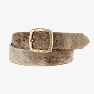Cai "Hair On" Leather Belt