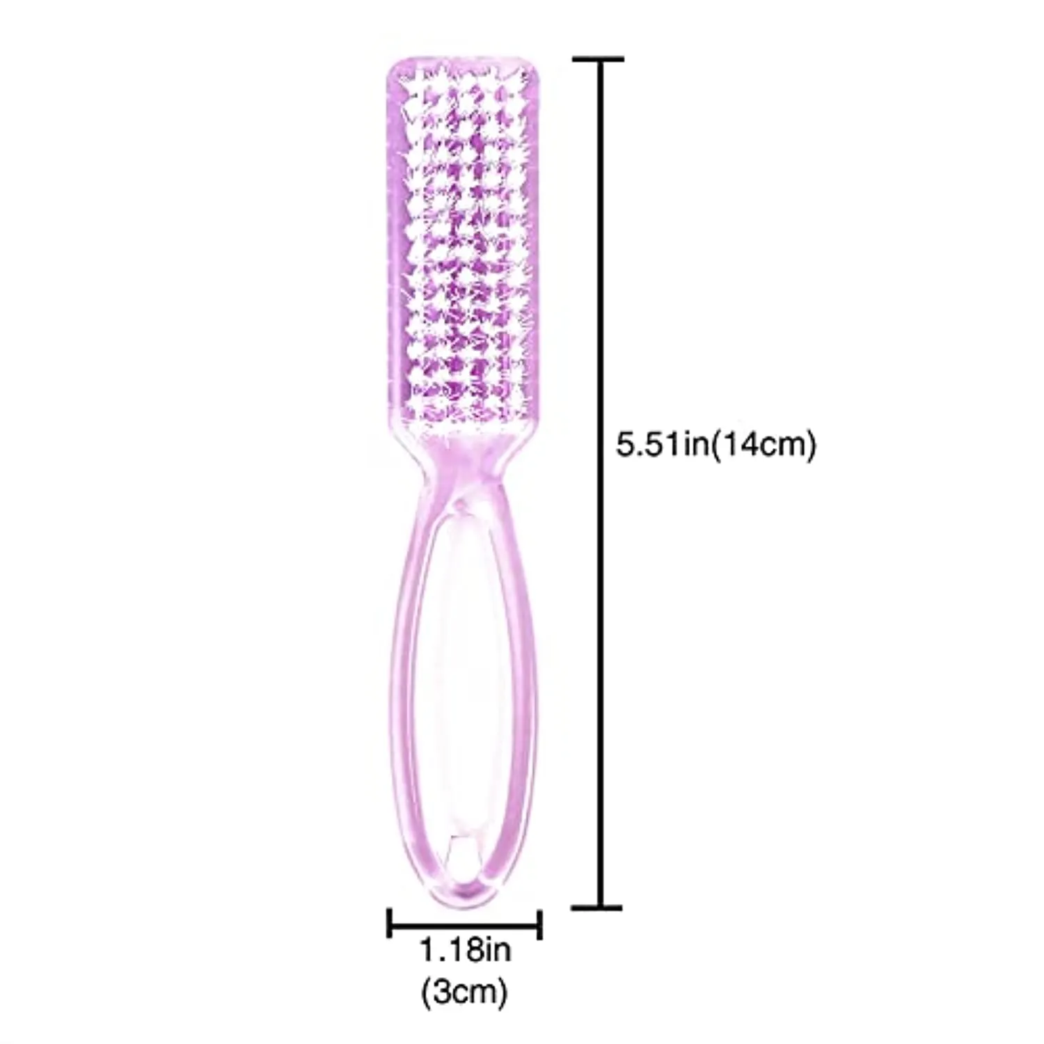CAIRIAC 10PCS Nail Brush Cleaner, Fingernail Brush with Handle Grip, Nail Scrub Brush for Cleaning Toes and Nails Cleaner, Suitable for Men and Women