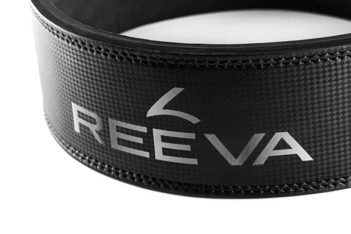 Carbon Leather Lifting Belt w/ Stainless Steel Buckle (13MM)