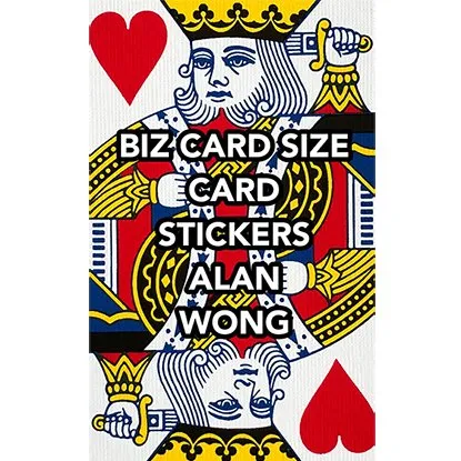 Card Stickers by Alan Wong - Business Card Size