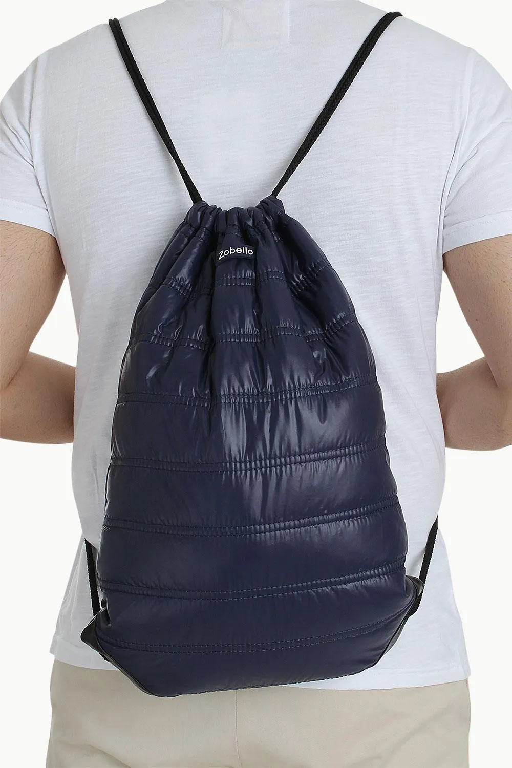 Casual Polyester Punk Bag With Strings