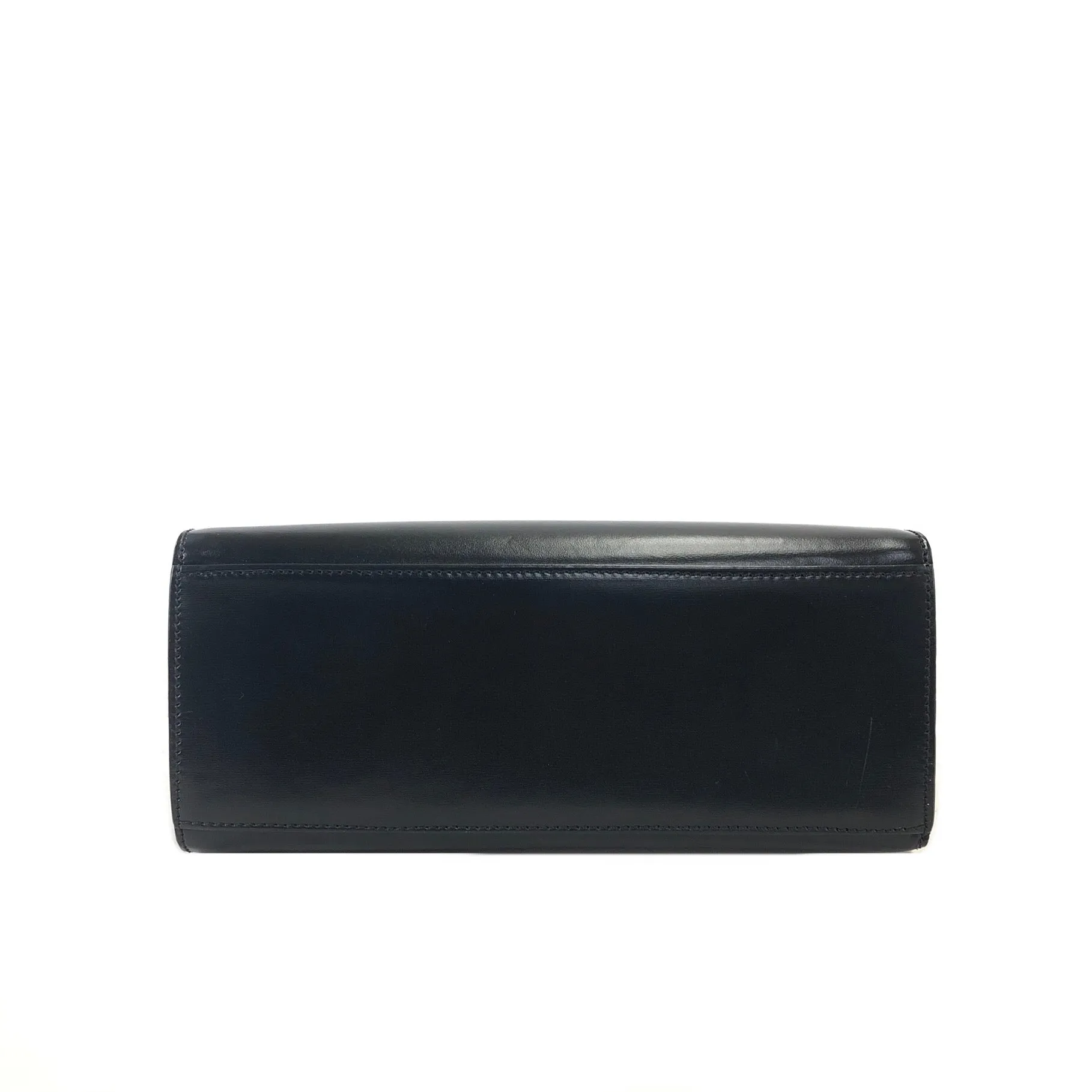 CELINE Starball Leather Two-way Handbag Shoulder bag Black Vintage zvnpgk