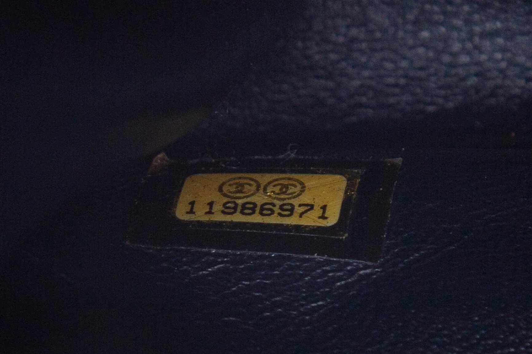 Chanel 2006/08 Navy and White Double Flap Striped Sequin Handbag