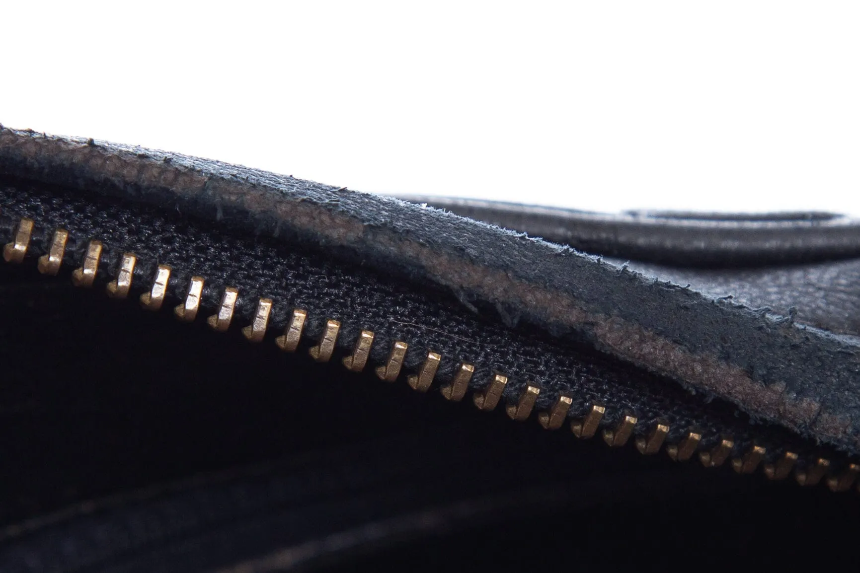 Chanel Black Quilted CC Zip Top Handbag