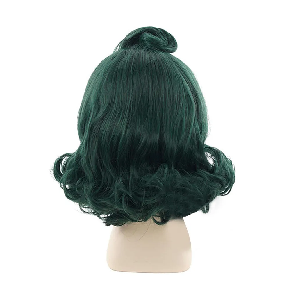 Charlie And The Chocolate Factory Oompa-Loompa Kids Children Cosplay Green Wig Heat Resistant Synthetic Hair Props