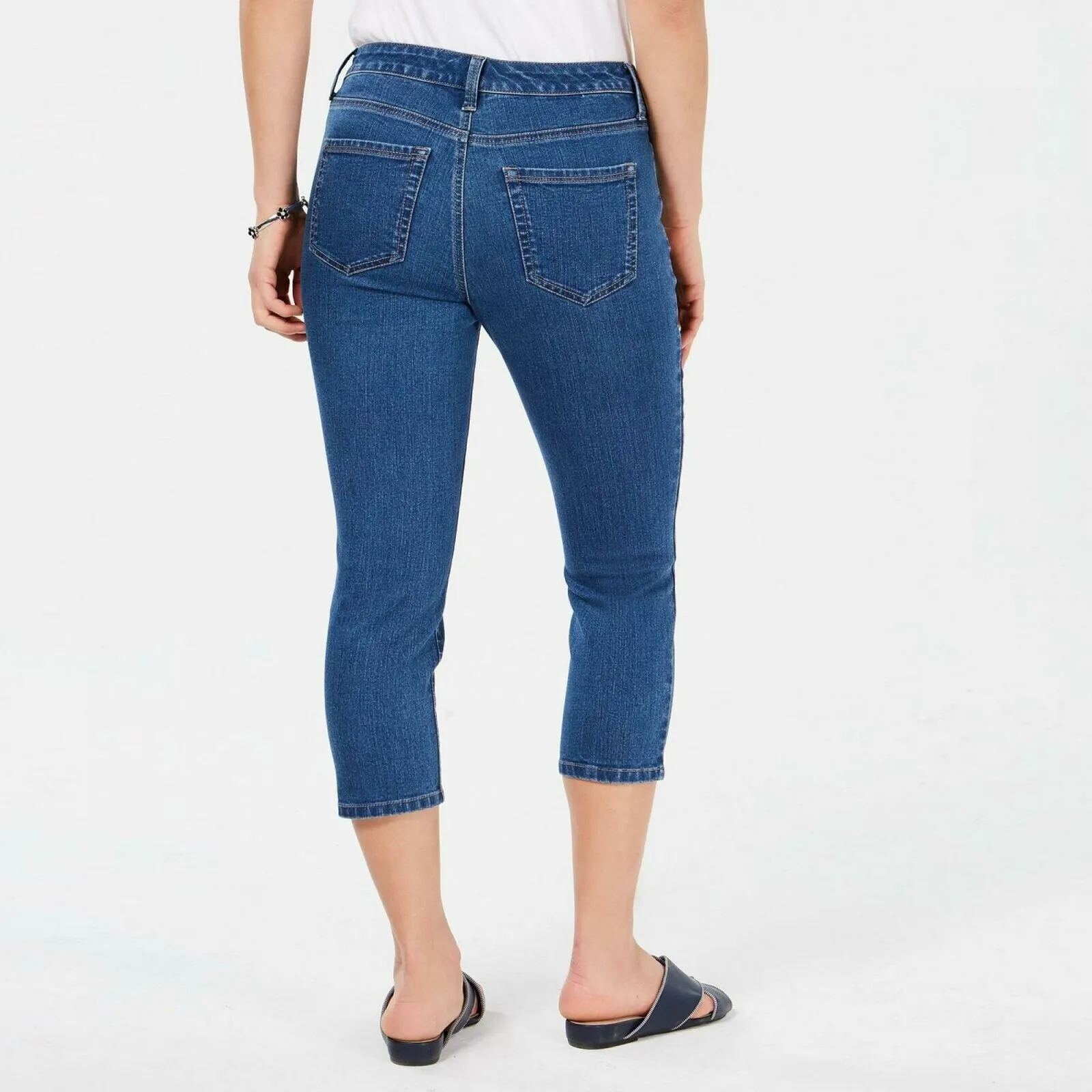 Charter Club Women's Tummy Control Bristol Capri Jeans