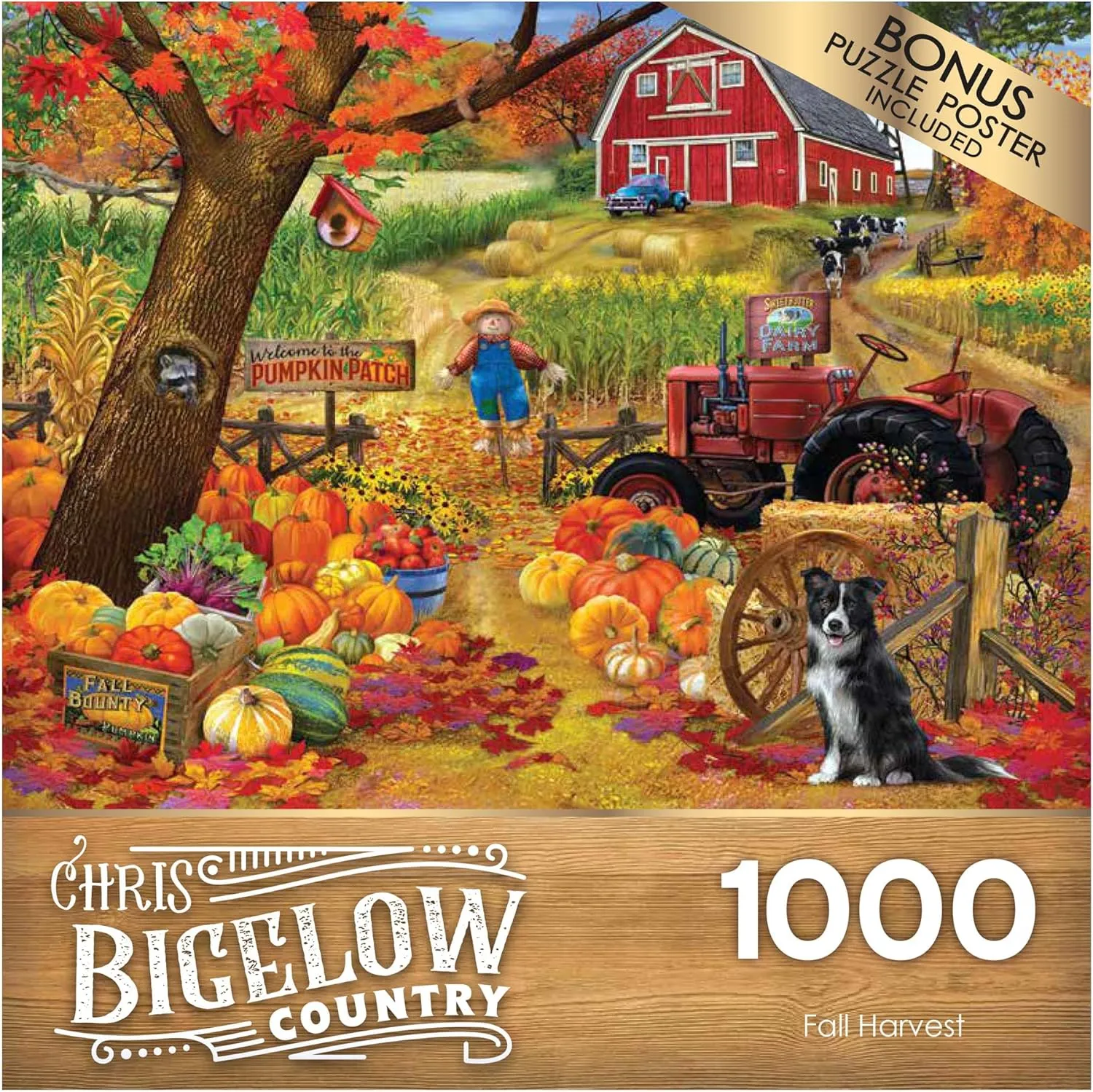 Chris Bigelow 1000 PC Jigsaw Puzzle - Hot Rod Garage
