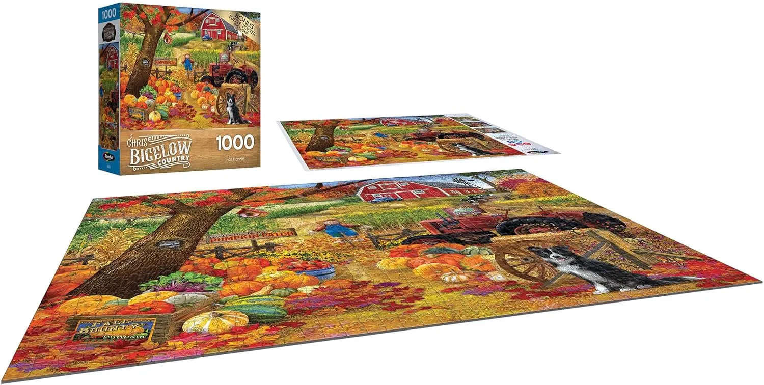 Chris Bigelow 1000 PC Jigsaw Puzzle - Hot Rod Garage