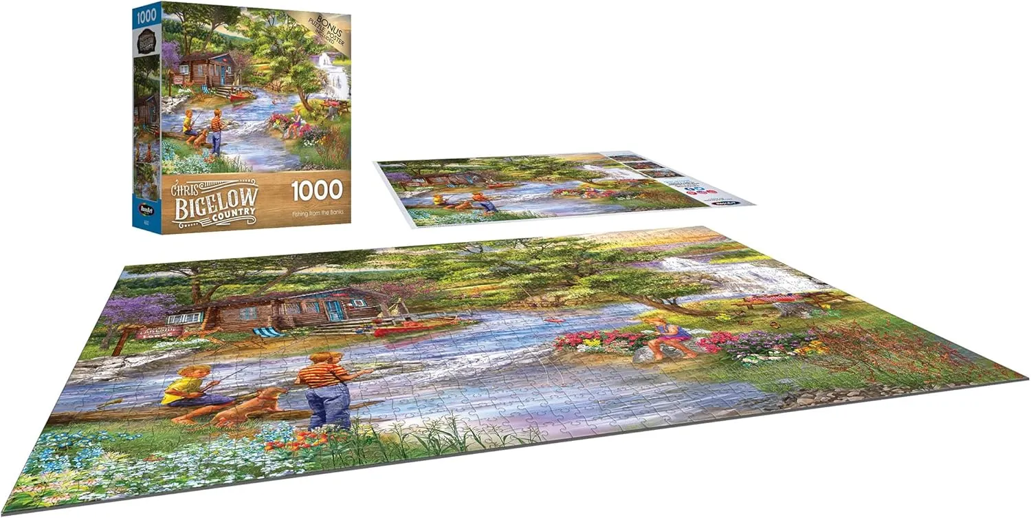 Chris Bigelow 1000 PC Jigsaw Puzzle - Hot Rod Garage