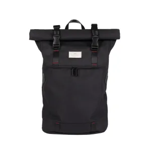 Christopher Nylon Accents Backpack black x red