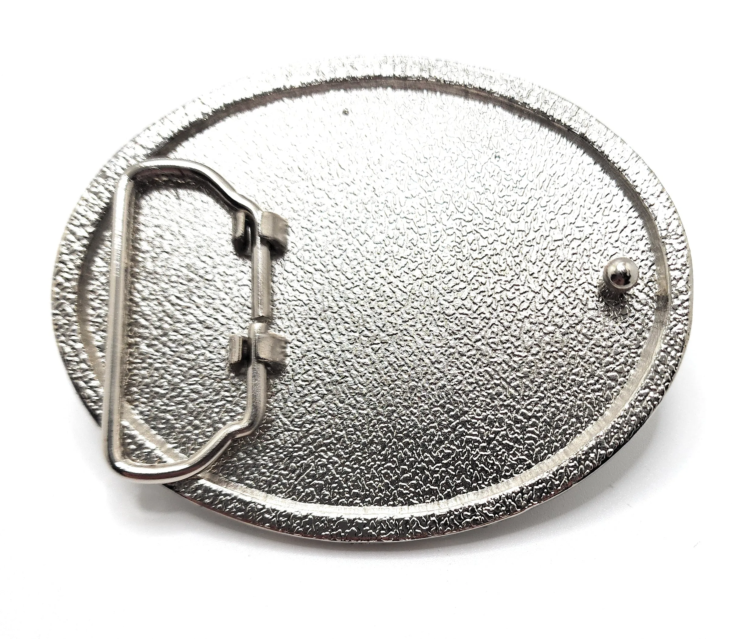 Chrome Trucker Girls and Star / Mud Flap Girl / Silhouetted Girl Belt Buckle