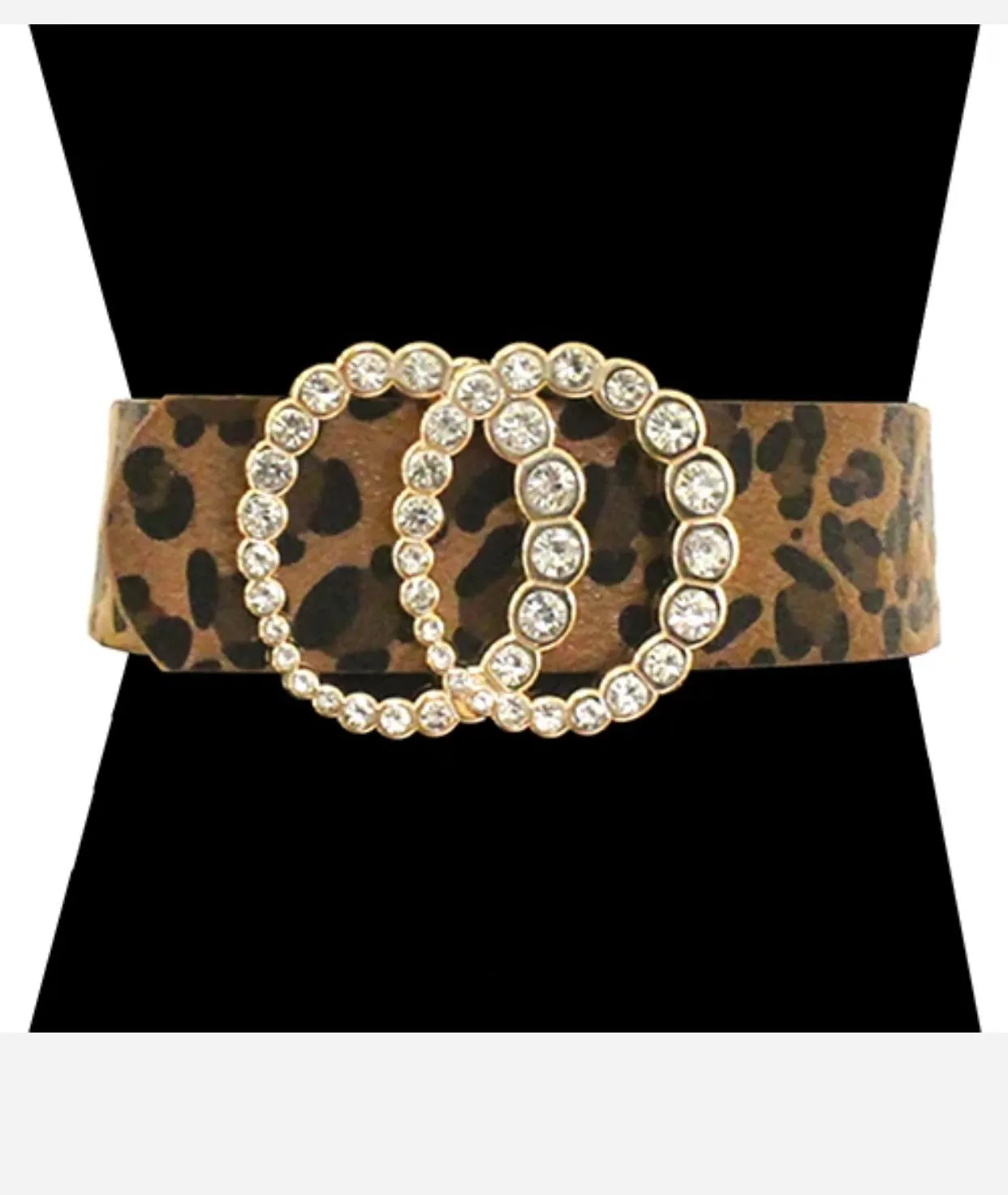 CHUNKY STONE BUCKLE LEATHER BELT! MULTIPLE COLORS