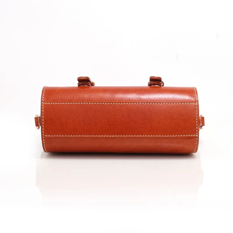 Compact Leather Satchel Bag