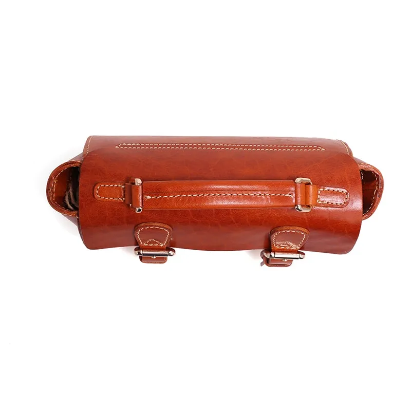 Compact Leather Satchel Bag