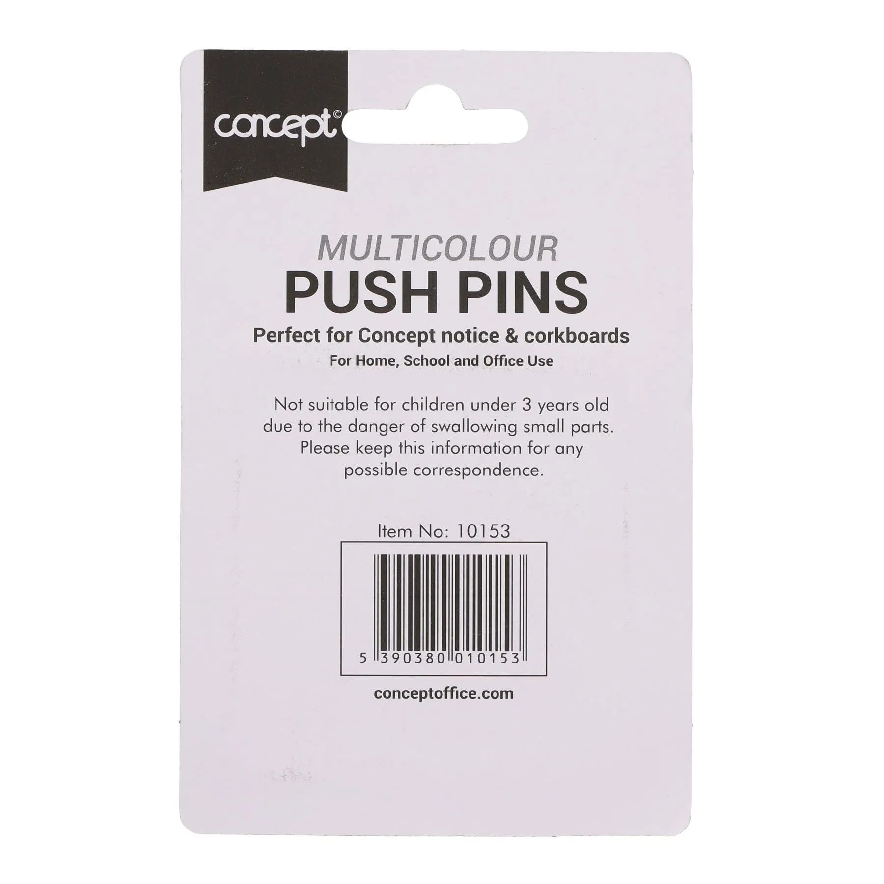 Concept - 30 Coloured Push Pins