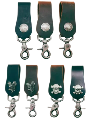Concho Leather Belt Key Holder