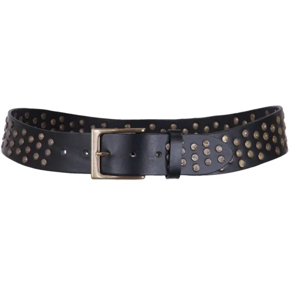 Coperto Curved Leather Belt