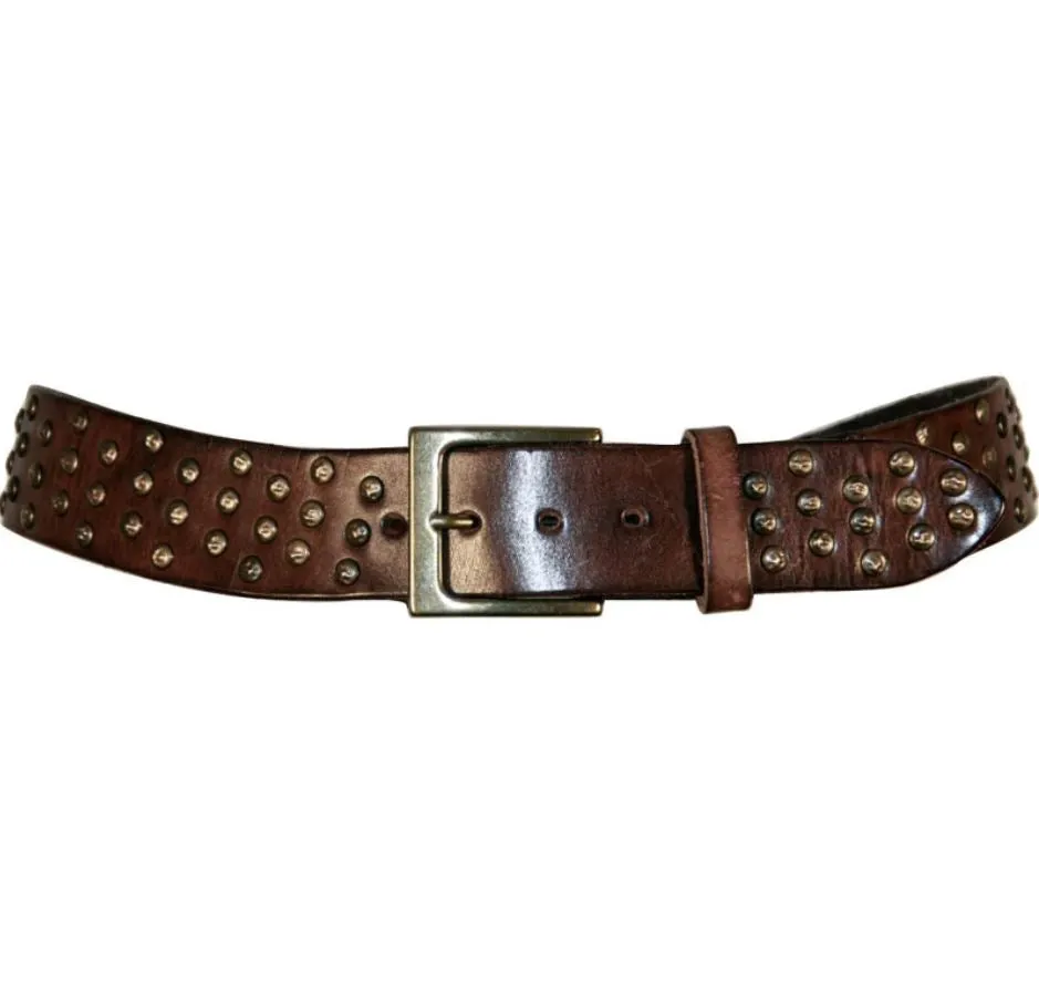 Coperto Curved Leather Belt