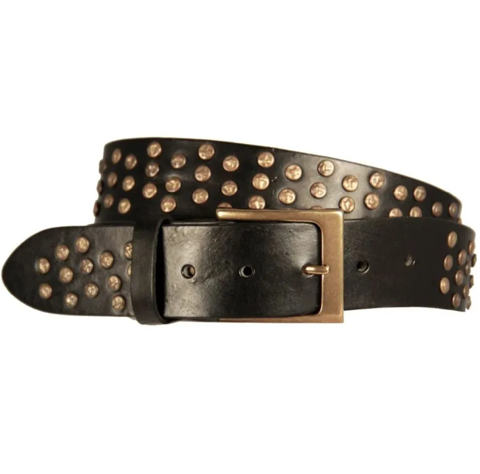 Coperto Curved Leather Belt