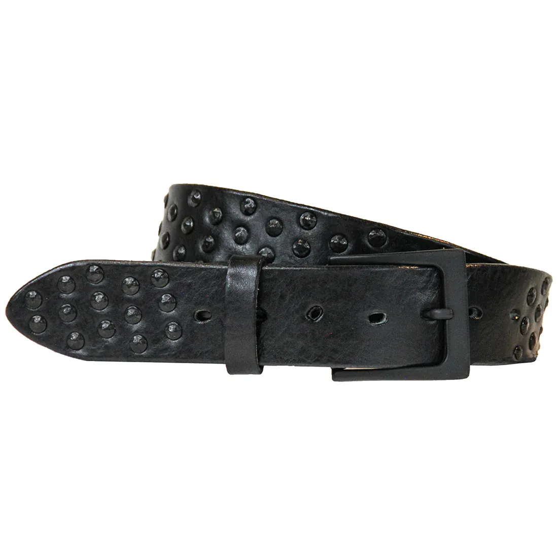 Coperto Curved Leather Belt