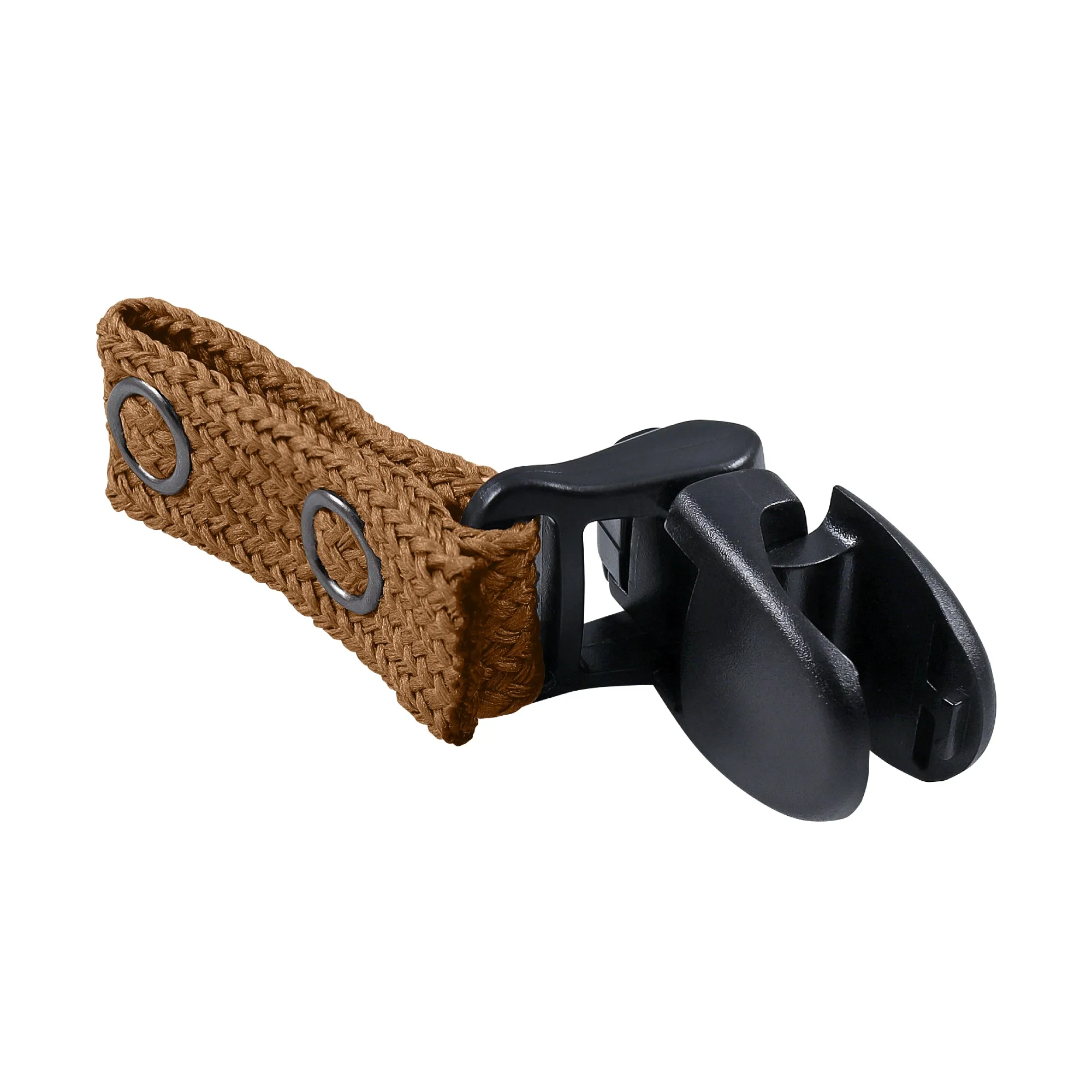 Coyote Brown Drink Tube Lanyard Clip