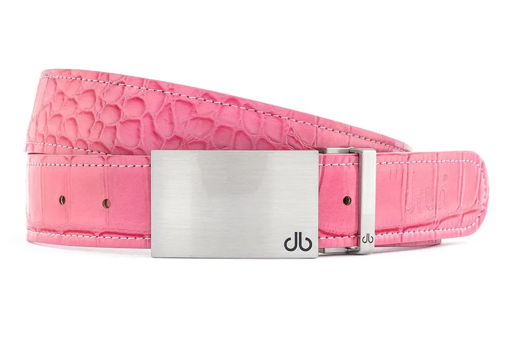Crocodile Pink Belts