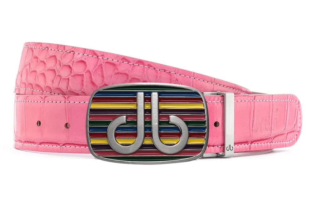 Crocodile Pink Belts