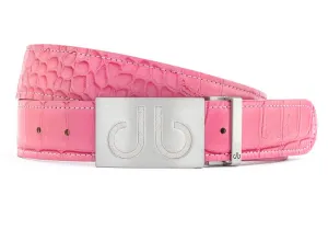 Crocodile Pink Belts