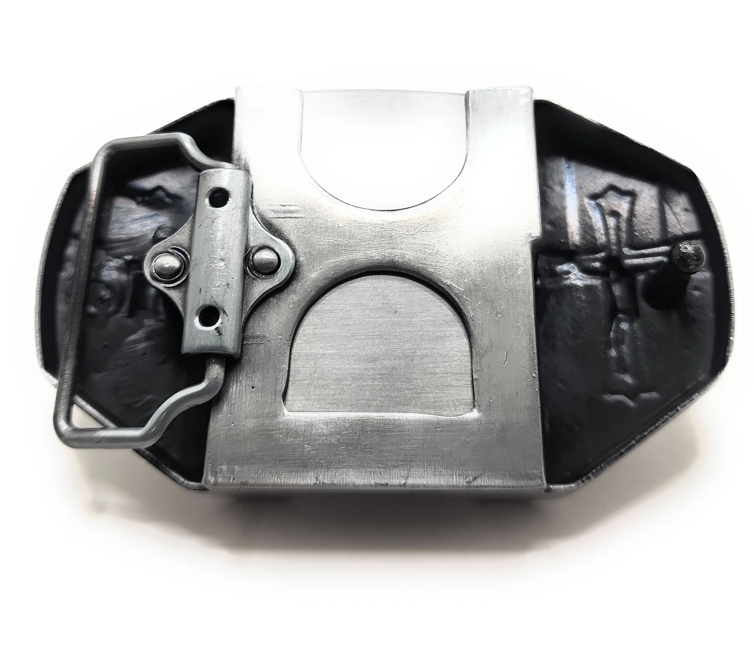 Cross Crucifix Lighter Belt Buckle