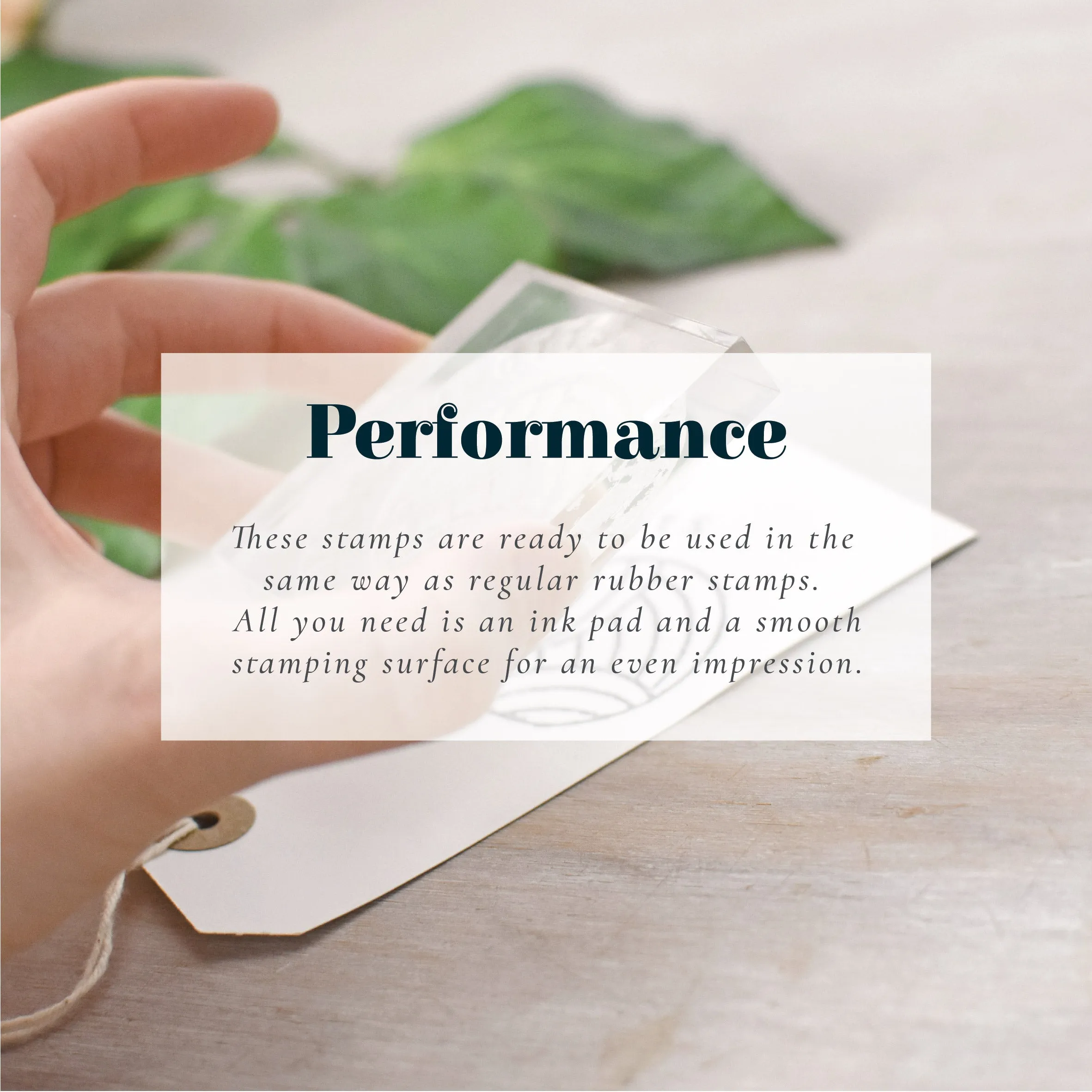 Custom Business Leave A Review on Etsy Rubber Stamp