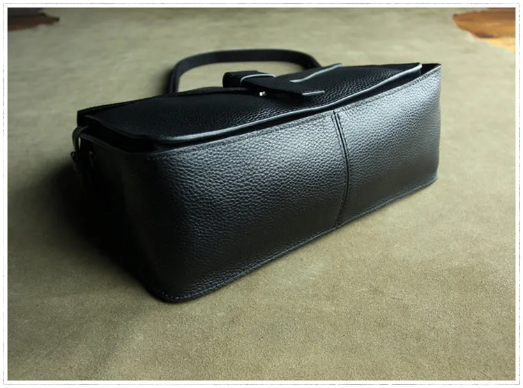 Cute Dark Gray Leather Womens Satchel Handbag Satchel Shoulder Bag Mini Satchel Bag for Women