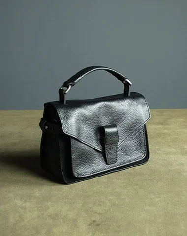 Cute Gray Mini Leather Womens Satchel Handbag Small Satchel Shoulder Bag Small Satchel Bag for Women