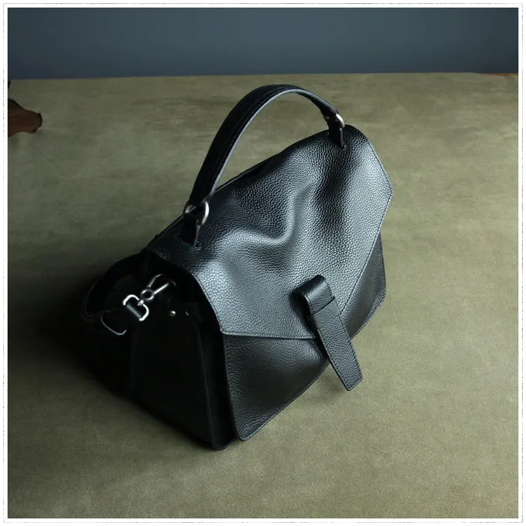 Cute Gray Mini Leather Womens Satchel Handbag Small Satchel Shoulder Bag Small Satchel Bag for Women