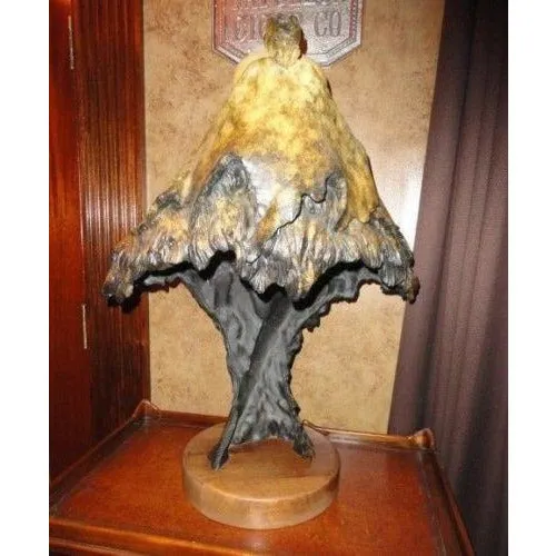 Dan Garrett "Grasslands Warrior" Bronze on Sculpture