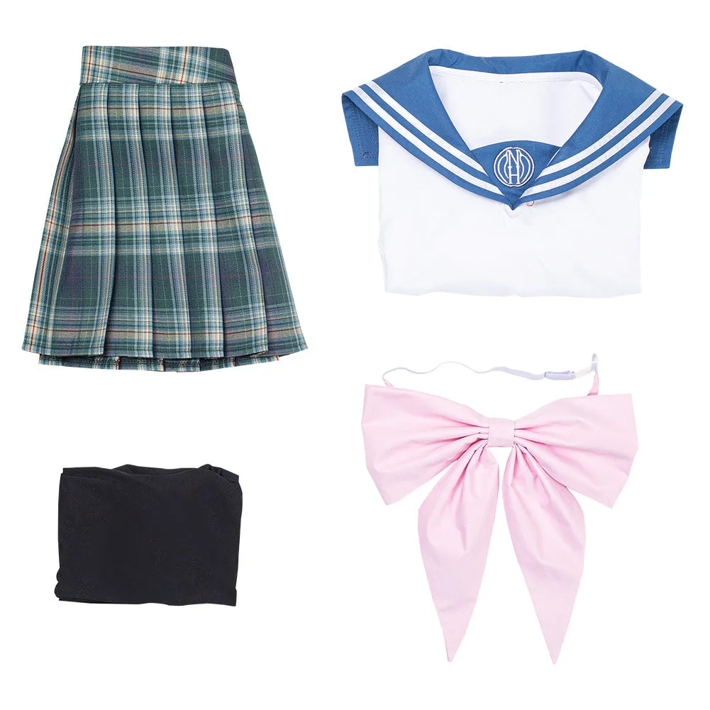Danganronpa 3 SAYAKA MAIZONO Women Uniform Dress Outfit Cosplay Costume Halloween Carnival Costume