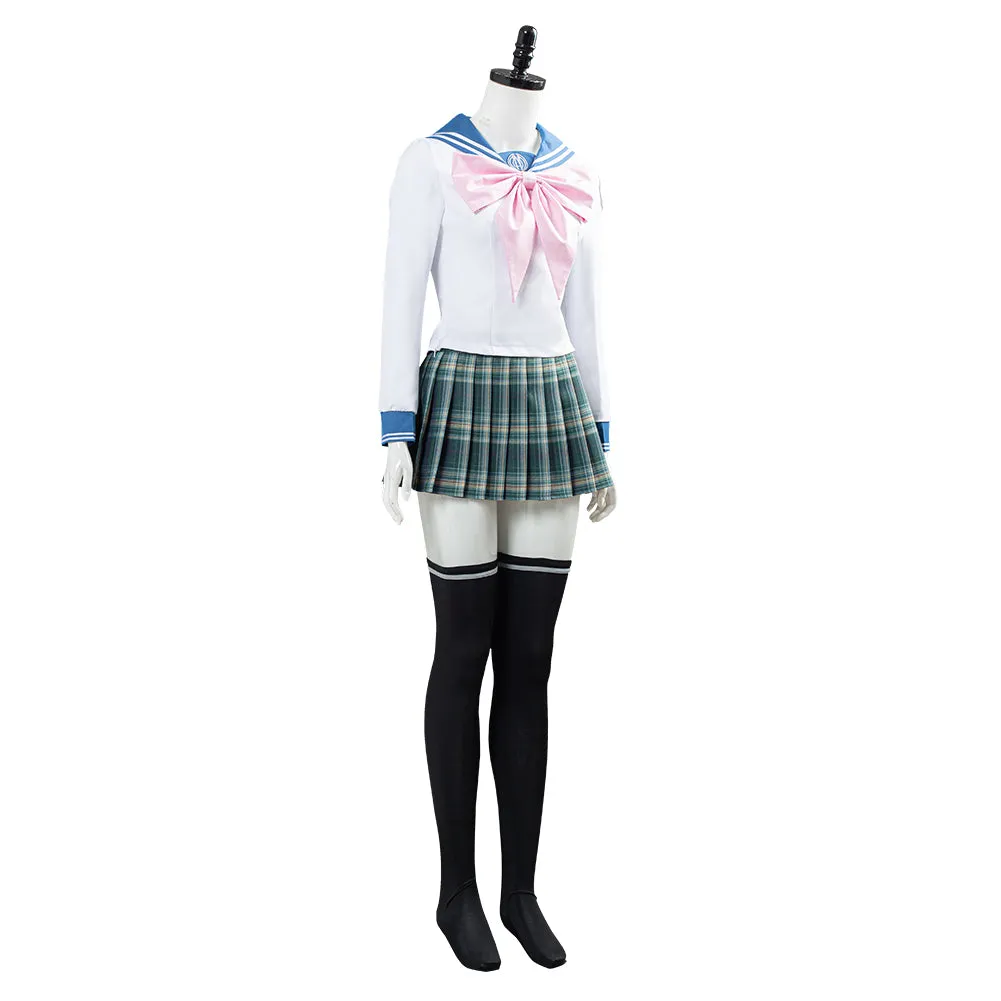 Danganronpa 3 SAYAKA MAIZONO Women Uniform Dress Outfit Cosplay Costume Halloween Carnival Costume