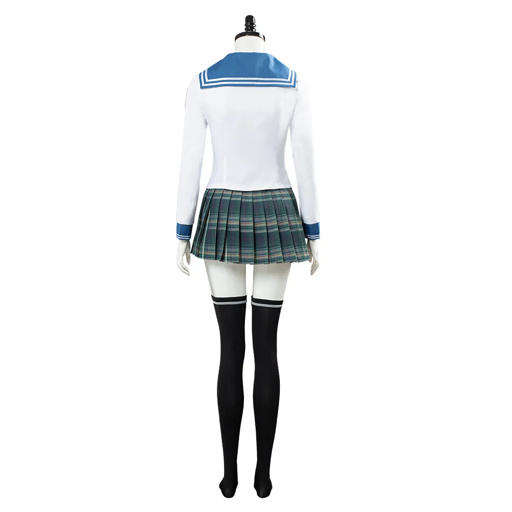 Danganronpa 3 SAYAKA MAIZONO Women Uniform Dress Outfit Cosplay Costume Halloween Carnival Costume