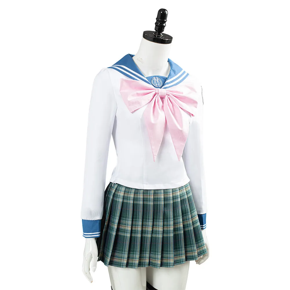 Danganronpa 3 SAYAKA MAIZONO Women Uniform Dress Outfit Cosplay Costume Halloween Carnival Costume