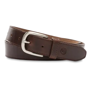 Dark Brown Leather Belt