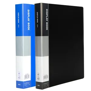 Deli Display Book Clear Holder A4 40 Pockets E38147