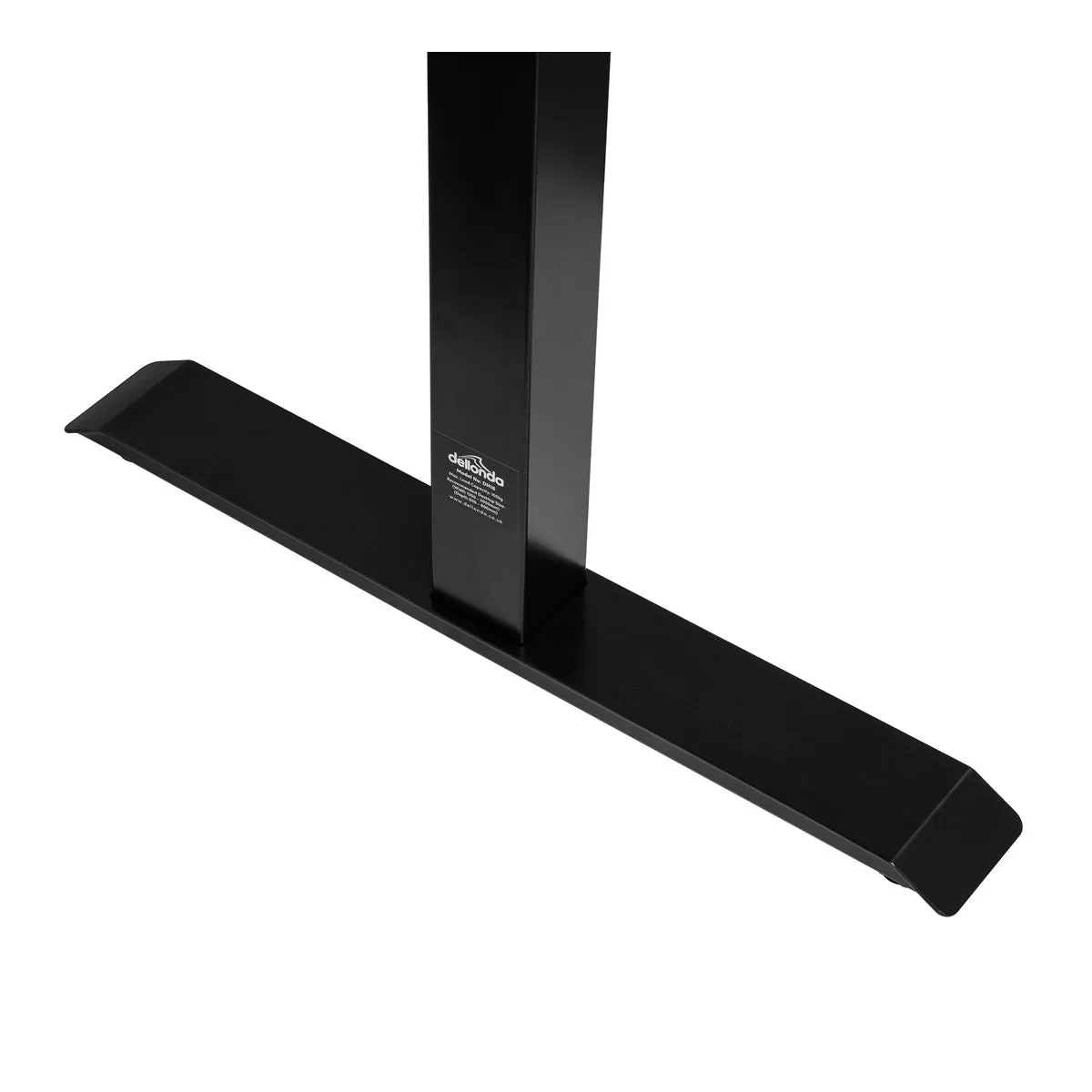 Dellonda Black Electric Adjustable Desk Frame, Digital Controls 100kg Heavy Duty