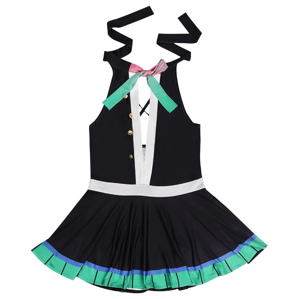 Demon Slayer Kanroji Mitsuri Cosplay Costume Swimwear Outfits Halloween Carnival Suit