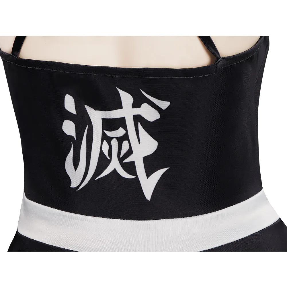Demon Slayer Kanroji Mitsuri Cosplay Costume Swimwear Outfits Halloween Carnival Suit