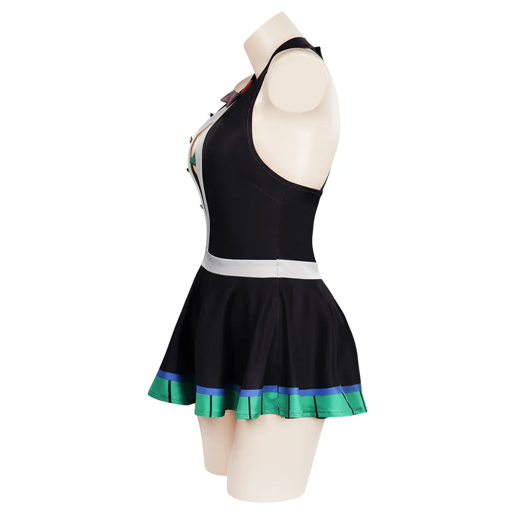 Demon Slayer Kanroji Mitsuri Cosplay Costume Swimwear Outfits Halloween Carnival Suit