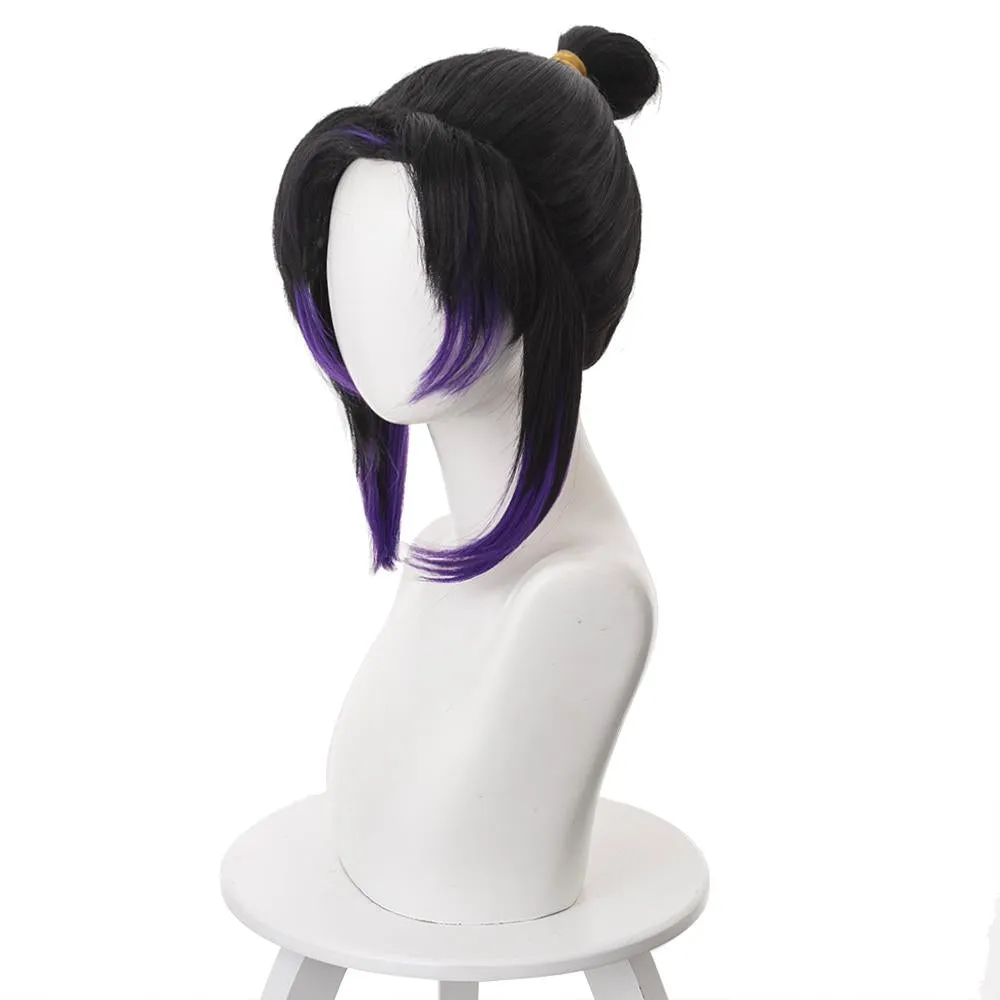 Demon Slayer Shinobu Kochō Anime Character Cosplay Wig Heat Resistant Synthetic Hair