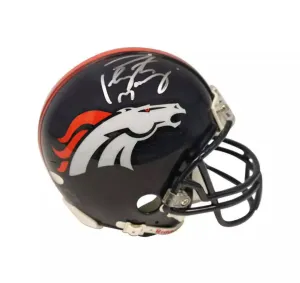 Denver Broncos Peyton Manning Hand Signed Autographed Mini Helmet Steiner COA