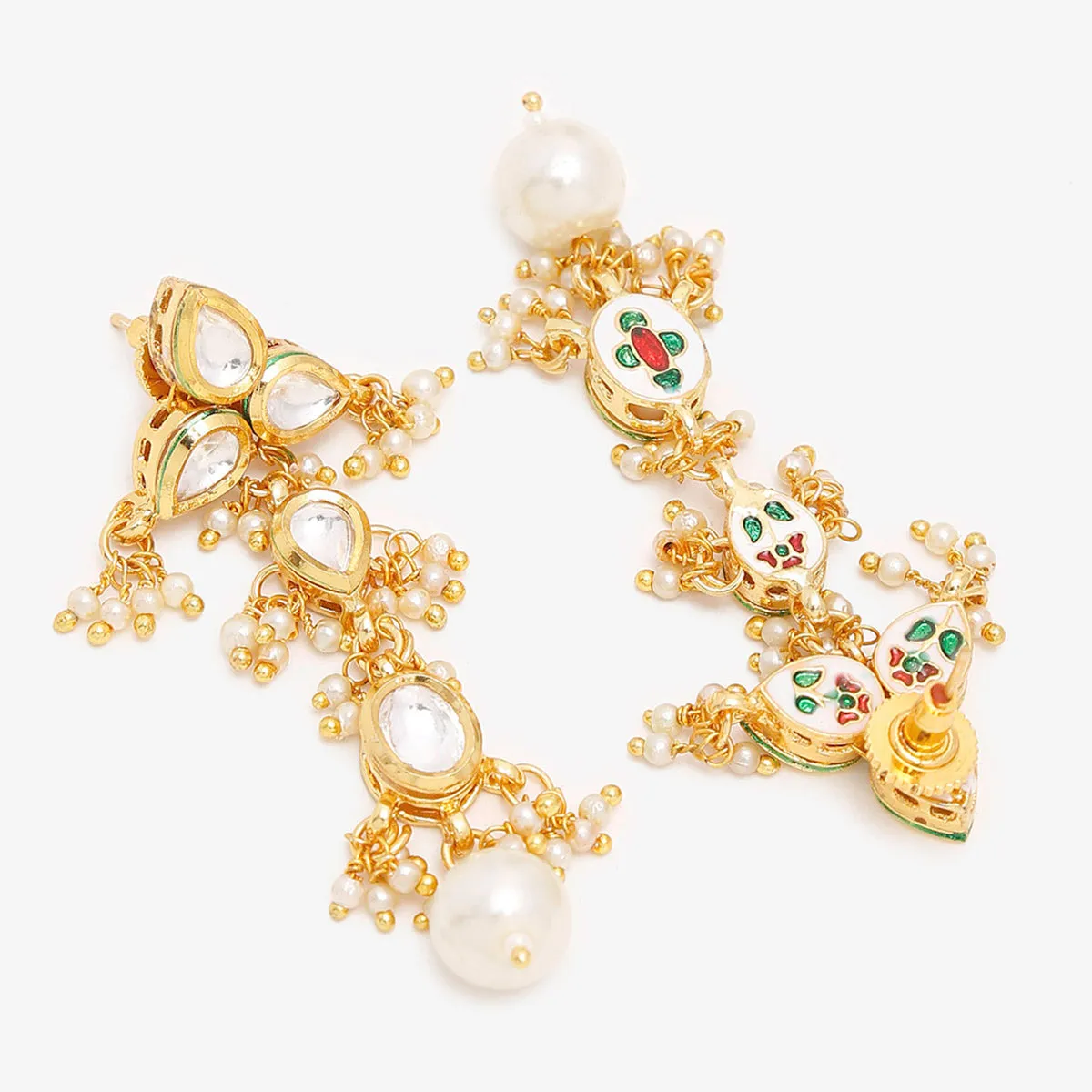 Designer Kundan Choker Set With Earrings